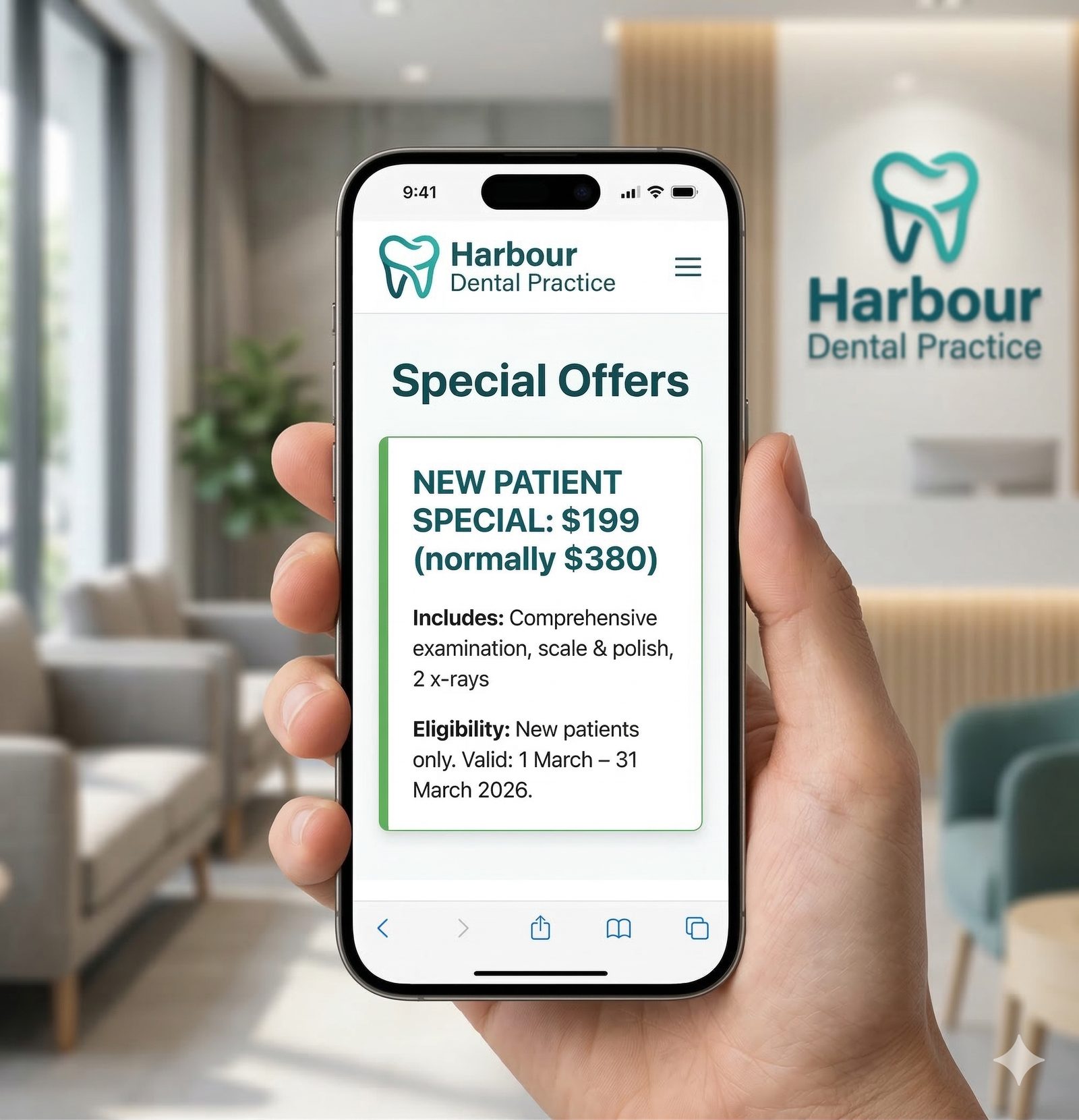 Figure 14: Compliant Website: Promotions Page with Full Terms